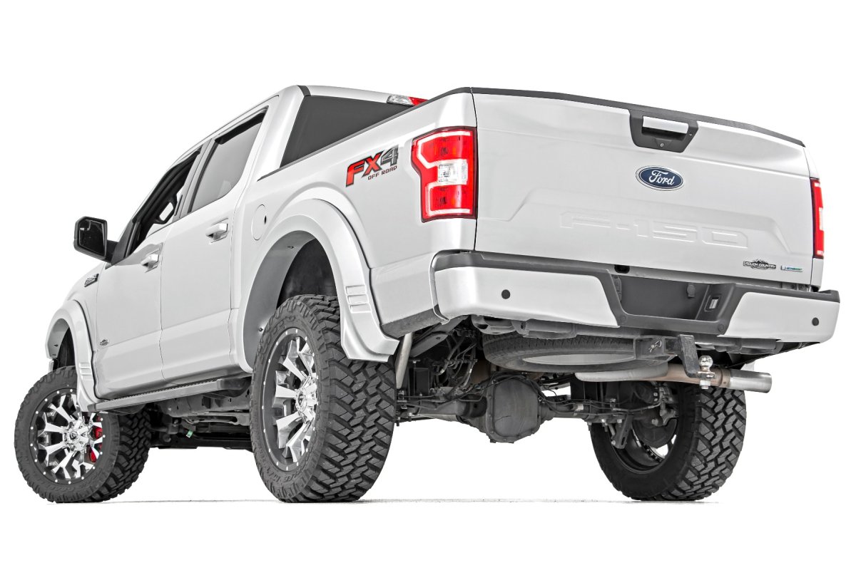 Ford F-150 Fender Flares - Rough Country - SF1 - YZ Oxford White - '18-'20